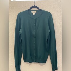 Classic Teal Cardigan by [Brand]